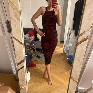 Free people body con fitted dress